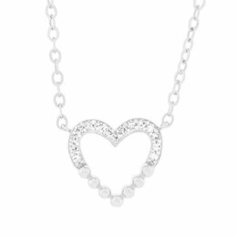 Přívěsek ve tvaru srdce s diamanty Altman Diamond FN11103