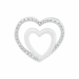 Přívěsek ve tvaru srdce s diamanty Altman Diamond FP13771