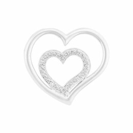 Přívěsek ve tvaru srdce s diamanty Altman Diamond FP5810