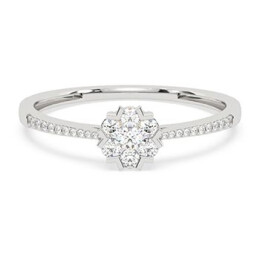 Prsten z bílého zlata s diamanty FR2157525W