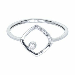 Dámský diamantový prsten z bílého zlata FR6517