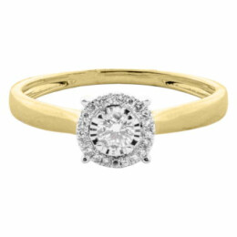 Dámský diamantový prsten ze zlata FR870319