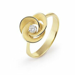 Zlatý prsten s diamantem Annamaria Cammilli Desert Rose GAN3228U
