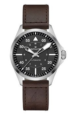 Khaki Aviation Pilot Auto 39 mm H76305530