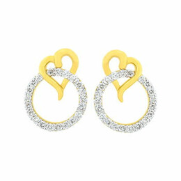 Zlaté náušnice s diamanty Altman Diamond KE15120