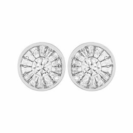Zlaté náušnice s diamanty Altman Diamond KE429133screw