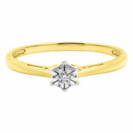 Zásnubní prsten ze zlata s diamantem KR05854892