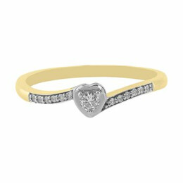 Dámský diamantový prsten ze zlata KR13790