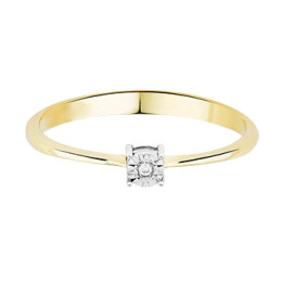 Zásnubní prsten ze zlata s diamantem KR2000