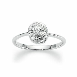 Zlatý prsten s diamanty LID3051008