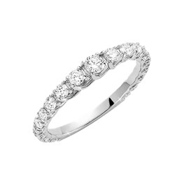 Dámský diamantový prsten z bílého zlata LID3262M13