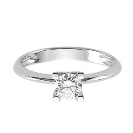 Zásnubní prsten z bílého zlata s diamantem LID3265052G7