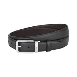 Opasek Rectangular 30 mm Reversible Belt in Leather MB128759