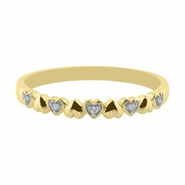 Dámský diamantový prsten ze zlata R5374