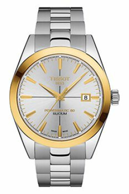 Gentleman Powermatic 80 Silicium Solid 18K Gold Bezel T9274074103101