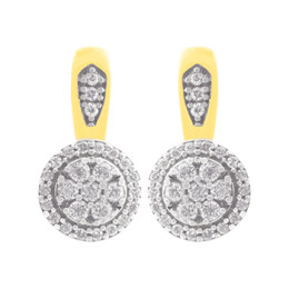 Zlaté náušnice s diamanty Altman Diamond  ZE102660