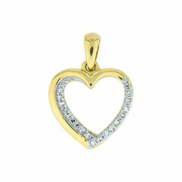 Přívěsek ve tvaru srdce s diamanty Altman Diamond  ZP101619