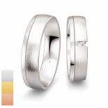 Snubní prsteny Inspirations ze žlutého zlata s diamanty nebo zirkony 4804106-4804105