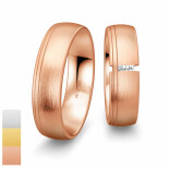 Snubní prsteny Inspirations - Cena za pár ze žlutého zlata s diamantem 4804144-4804143
