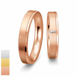 Snubní prsteny Inspirations - Cena za pár ze žlutého zlata s diamantem 4804148-4804147
