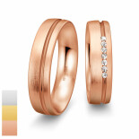 Snubní prsteny Inspirations z bílého zlata s diamanty nebo zirkony 4804158-4804157