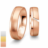 Snubní prsteny Inspirations z bílého zlata s diamanty nebo zirkony 4804164-4804163