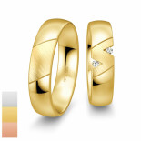 Snubní prsteny Inspirations z bílého zlata s diamanty nebo zirkony 4804166-4804165