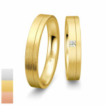 Snubní prsteny Inspirations - Cena za pár z bílého zlata s diamantem 4804172-4804171