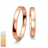 Snubní prsteny Profilringe Light z bílého zlata 4804410-4814410