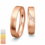 Snubní prsteny Inspiration 5 z bílého zlata s diamanty nebo zirkony 4805880-4805879
