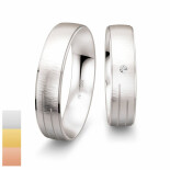 Snubní prsteny SmartLine ze žlutého zlata s diamantem nebo zirkonem 4807012-4807011