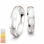 Snubní prsteny SmartLine ze žlutého zlata s diamantem nebo zirkonem 4807014-4807013