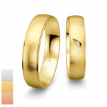 Snubní prsteny SmartLine z bílého zlata s diamantem nebo zirkonem 4807026-4807025