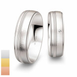 Snubní prsteny SmartLine ze žlutého zlata s diamantem nebo zirkonem 4807058-4807057