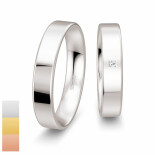 Snubní prsteny Profilringe Light ze žlutého zlata s diamantem nebo zirkonem 4814404-4804404