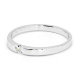 Zásnubní prsten z bílého zlata s diamantem 21ZP2502718AB