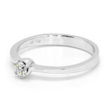 Zásnubní prsten z bílého zlata s diamantem 21ZP2502718BB