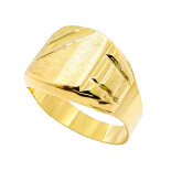 Pánský prsten ze žlutého zlata 9911340668