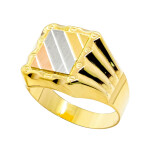Pánský prsten ze žlutého zlata 9911340669