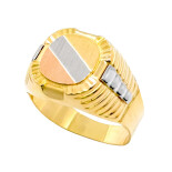 Pánský prsten ze žlutého zlata 9911340671