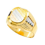 Pánský prsten ze žlutého zlata 9911340675