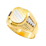 Pánský prsten ze žlutého zlata 9911340675