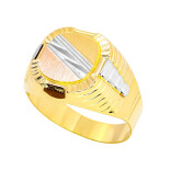 Pánský prsten ze žlutého zlata 9911340787