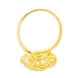 Prsten ze žlutého zlata s prolétaným srdíčkem 991156390473