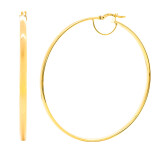 Náušnice ze žlutého zlata - kruhy 99123390465