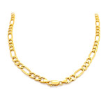 Náhrdelník ze žlutého zlata - figaro 99133371166