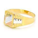 Pánský prsten ze žlutého zlata  99169390280