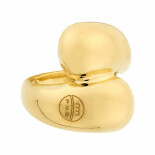 Luxusní prsten ze žlutého zlata CA471Y