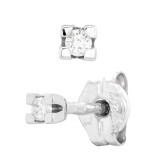 Náušnice z bílého zlata s diamanty  ERD2209004