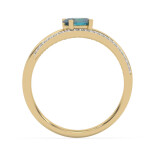 Zlatý prsten s topazem a diamanty FR1123509BTY